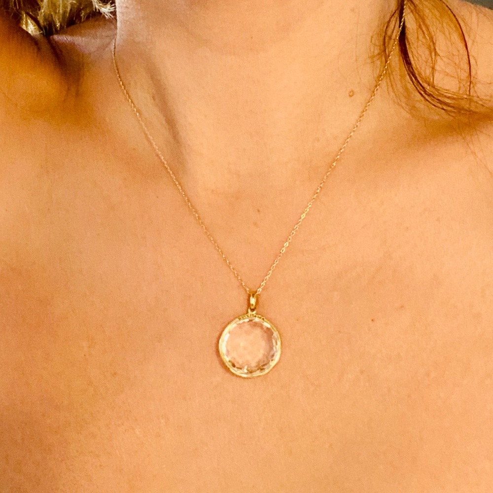 Ippolita 18K Yellow Gold Clear Quartz Pendant